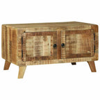 Mesa de Café Marrón 80 x 54 x 45 cm Madera de mango maciza
