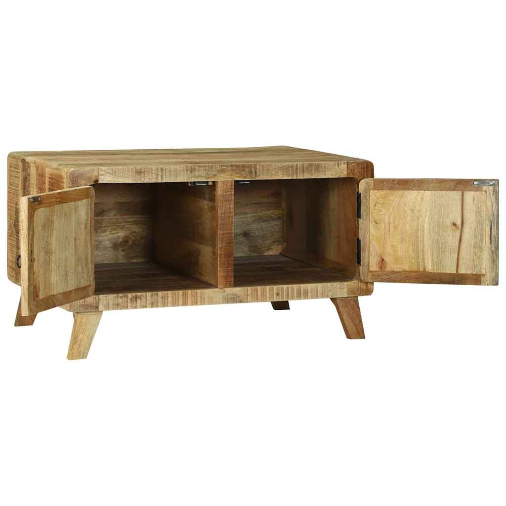 Mesa de Café Marrón 80 x 54 x 45 cm Madera de mango maciza