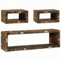 Conjunto de mueble de TV 3 pcs Madera maciza recuperada
