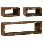 Conjunto de mueble de TV 3 pcs Madera maciza recuperada