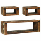 Conjunto de mueble de TV 3 pcs Madera maciza recuperada