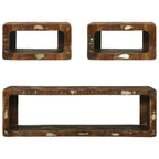 Conjunto de mueble de TV 3 pcs Madera maciza recuperada