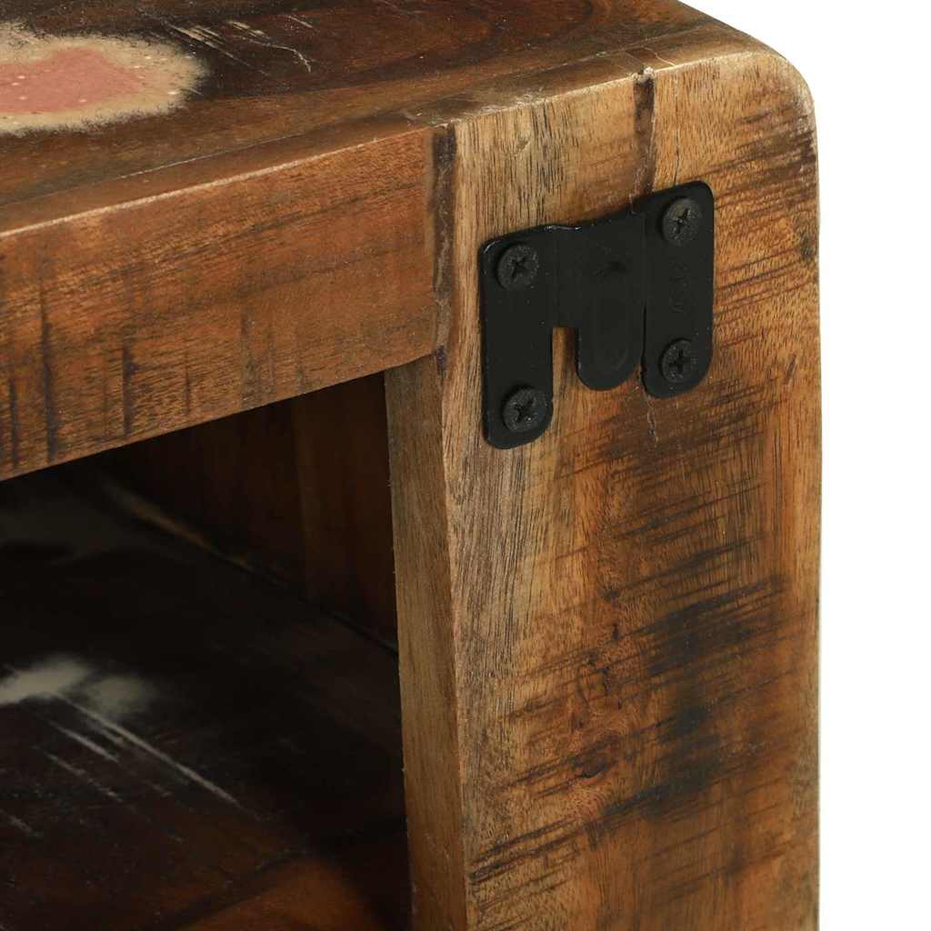 Mueble de TV 100 x 32 x 36 cm Madera maciza recuperada