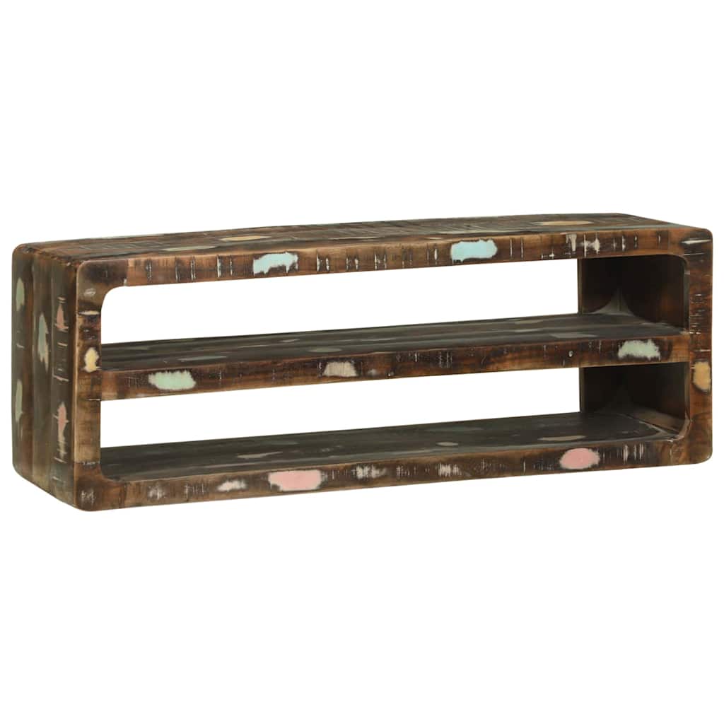 Mueble de TV 100 x 32 x 36 cm Madera maciza recuperada