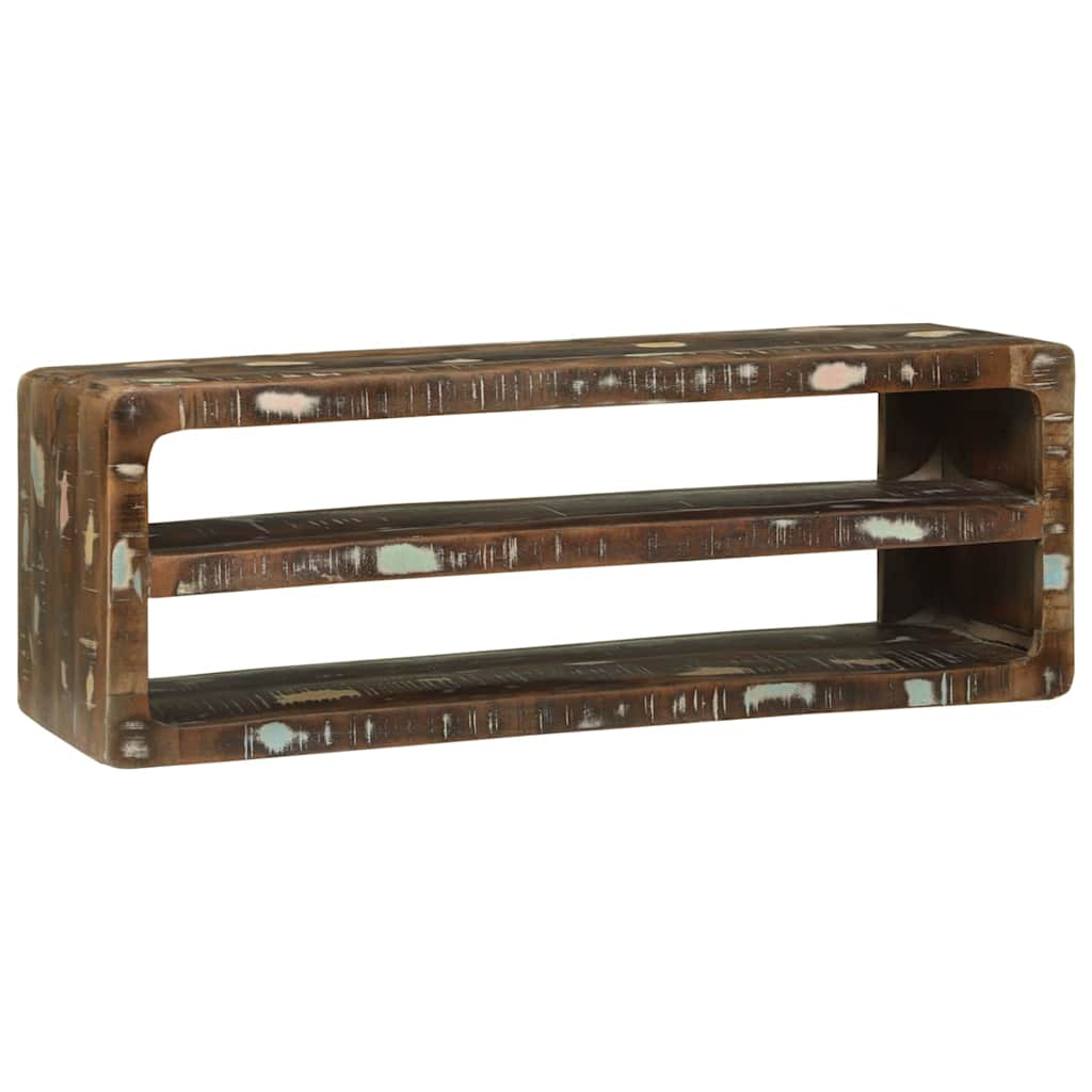 Mueble de TV 100 x 32 x 36 cm Madera maciza recuperada