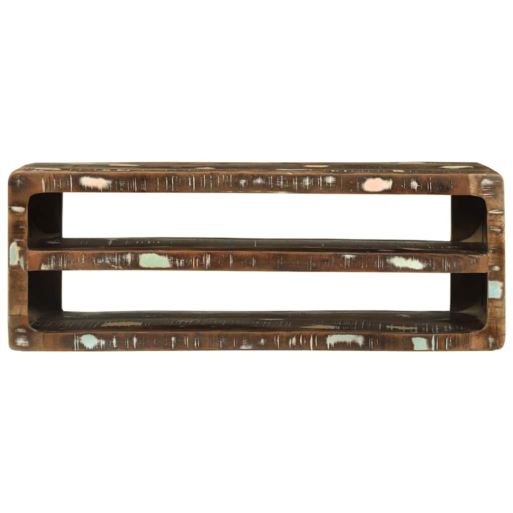 Mueble de TV 100 x 32 x 36 cm Madera maciza recuperada