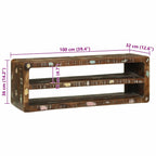 Mueble de TV 100 x 32 x 36 cm Madera maciza recuperada
