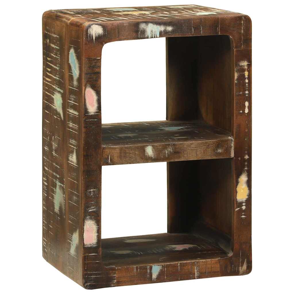 Mueble de TV con estante Multicolor Madera maciza recuperada