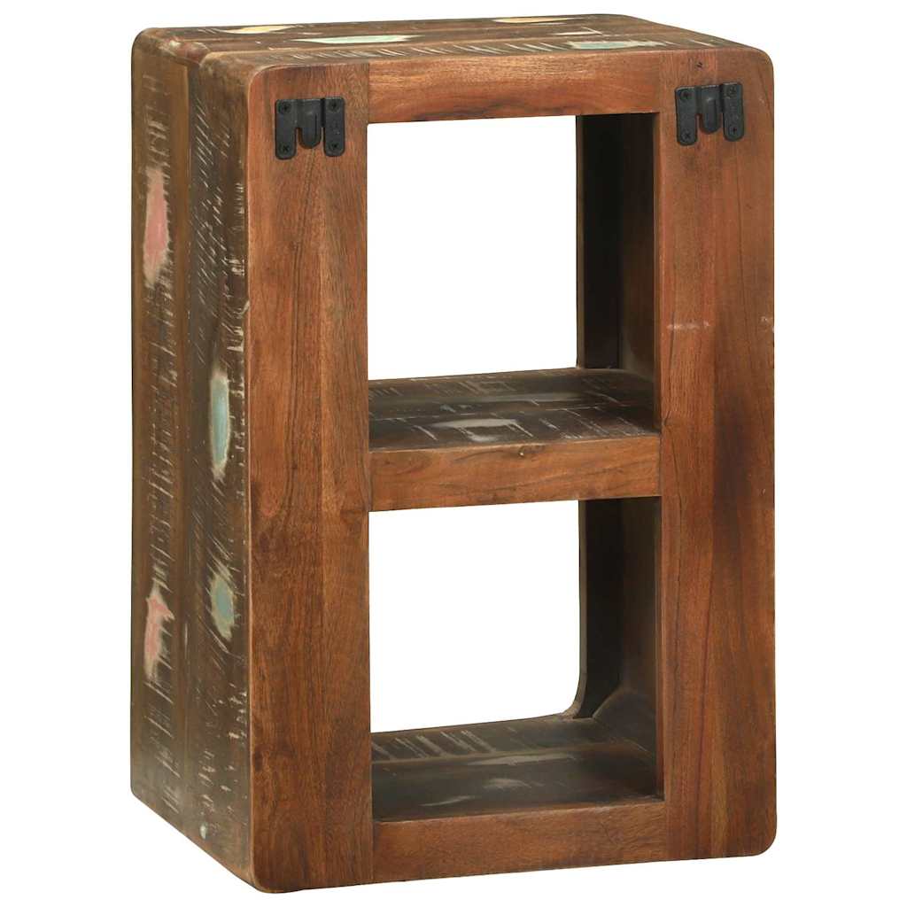 Mueble de TV con estante Multicolor Madera maciza recuperada