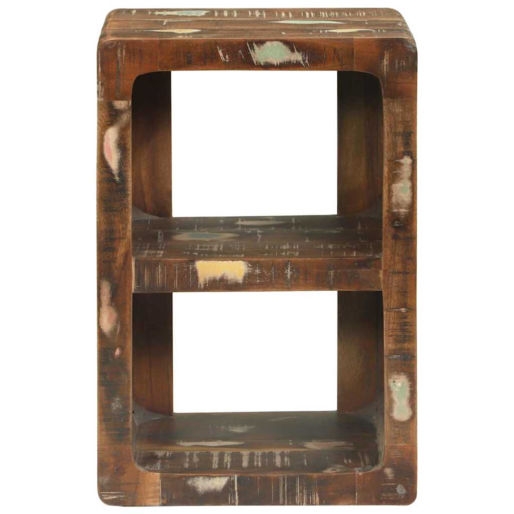 Mueble de TV con estante Multicolor Madera maciza recuperada