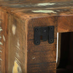 Unidades de TV 2 pcs Multicolor Madera sólida recuperada