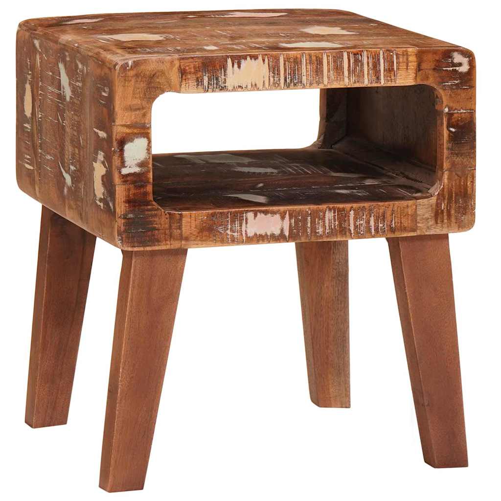 Mesa Auxiliar Marrón 40 x 32 x 46 cm Madera sólida recuperada