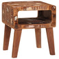 Mesa Auxiliar Marrón 40 x 32 x 46 cm Madera sólida recuperada
