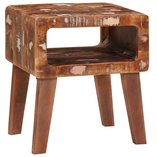 Side Table Brown 40 x 32 x 46 cm Solid Reclaimed Wood