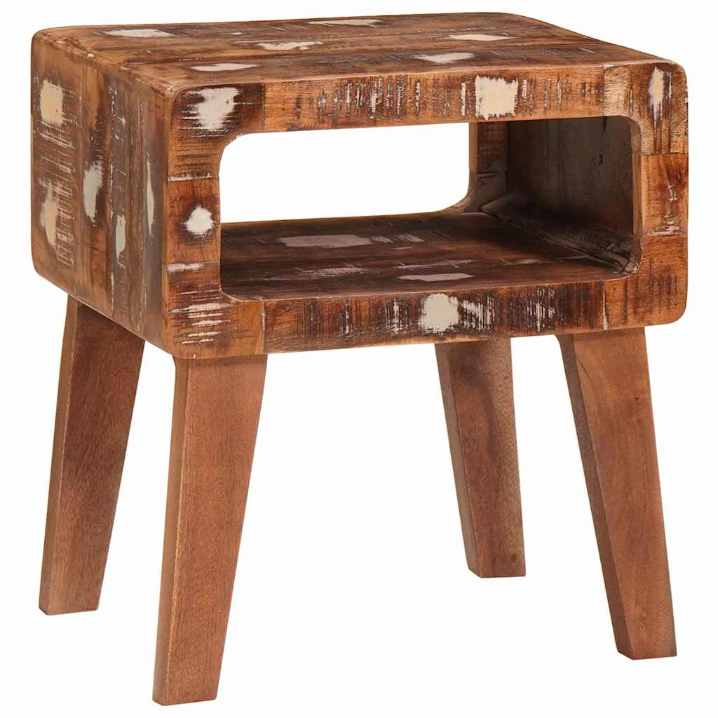 Mesa Auxiliar Marrón 40 x 32 x 46 cm Madera sólida recuperada
