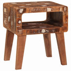 Mesa Auxiliar Marrón 40 x 32 x 46 cm Madera sólida recuperada
