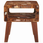 Mesa Auxiliar Marrón 40 x 32 x 46 cm Madera sólida recuperada