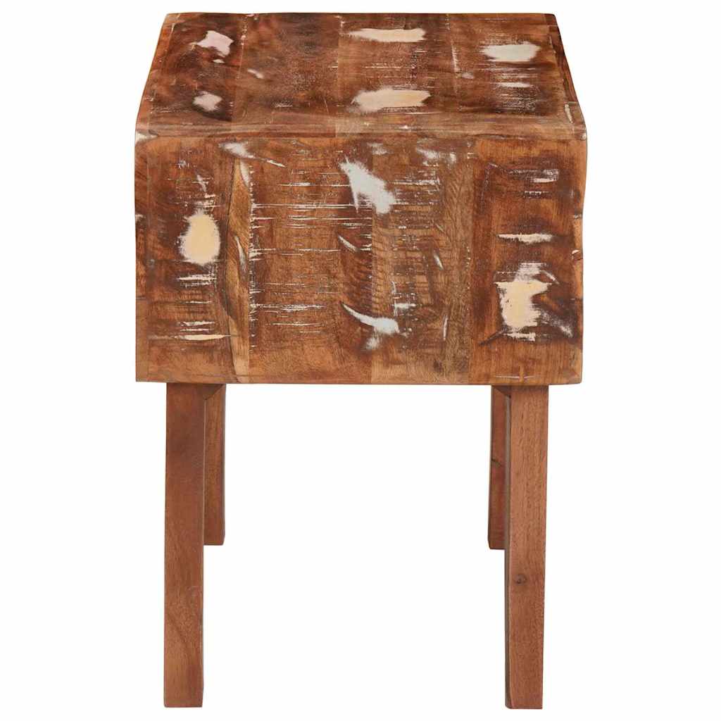 Mesa Auxiliar Marrón 40 x 32 x 46 cm Madera sólida recuperada