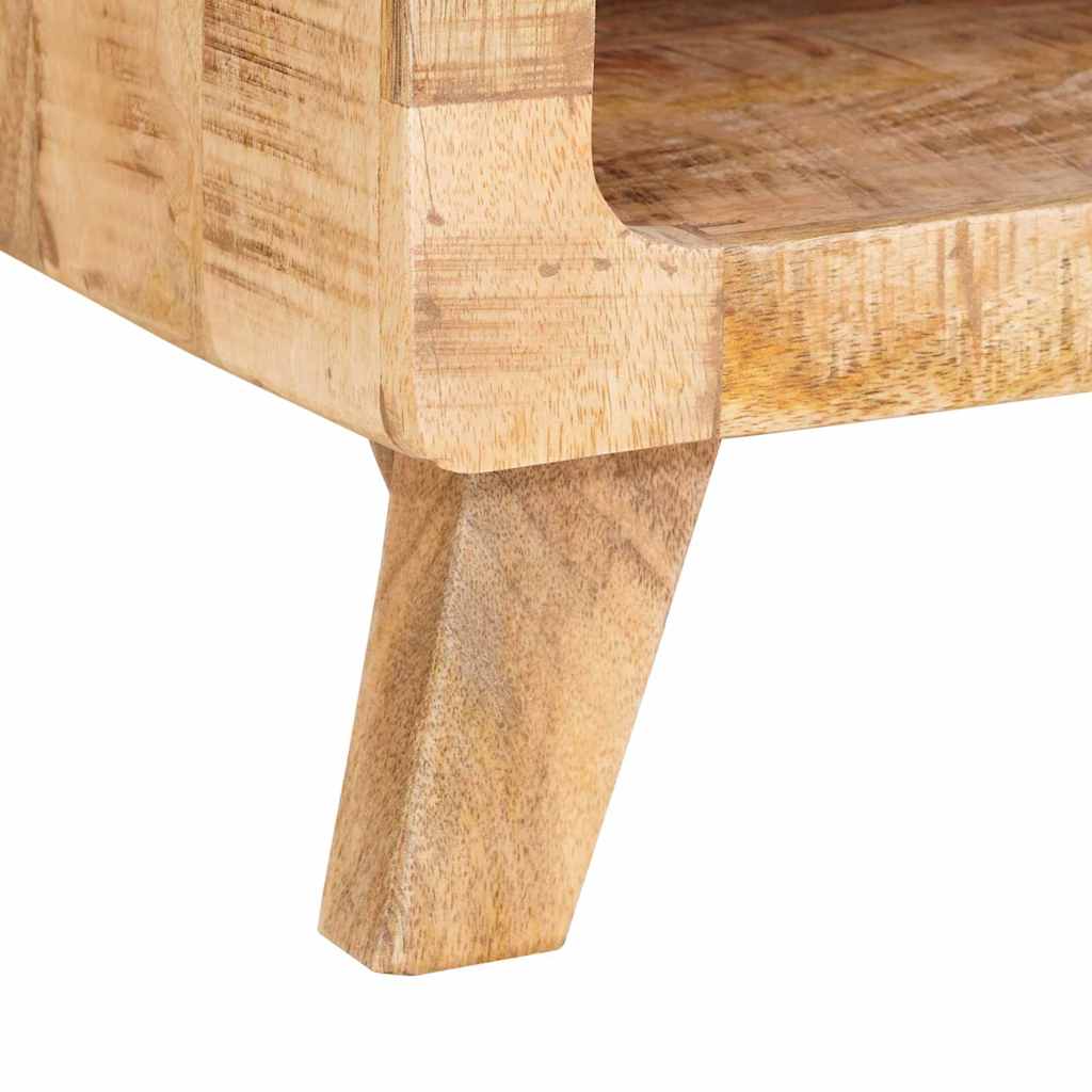 Mesa Auxiliar Marrón 40 x 40 x 49 cm Madera de mango maciza