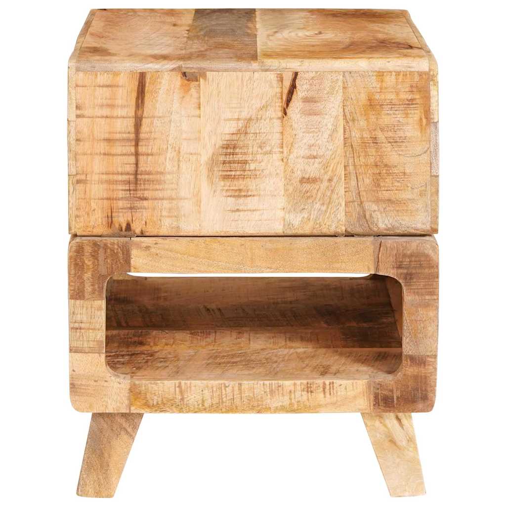 Mesa Auxiliar Marrón 40 x 40 x 49 cm Madera de mango maciza