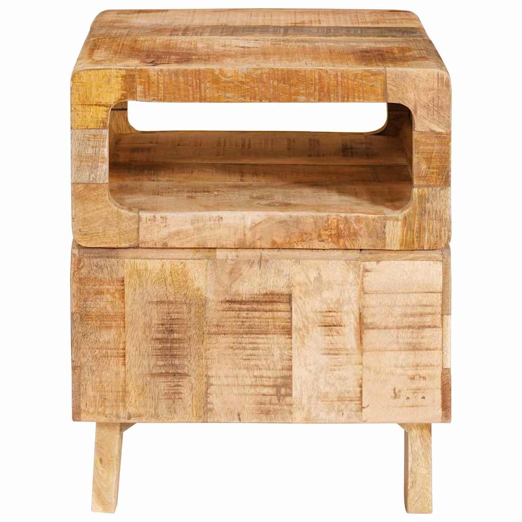 Mesa Auxiliar Marrón 40 x 40 x 49 cm Madera de mango maciza