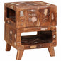 Mesa Auxiliar Marrón 40 x 40 x 49 cm Madera de mango maciza