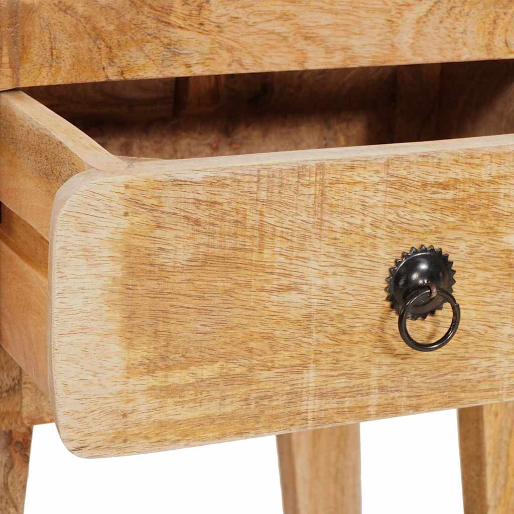Mesa Auxiliar Marrón 40 x 32 x 46 cm Madera de mango maciza