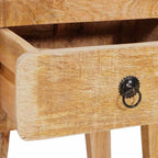 Mesa Auxiliar Marrón 40 x 32 x 46 cm Madera de mango maciza
