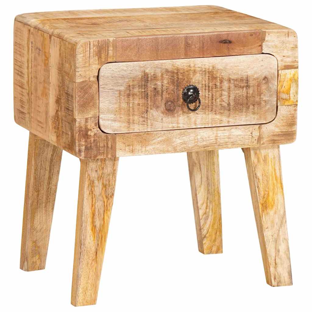 Mesa Auxiliar Marrón 40 x 32 x 46 cm Madera de mango maciza