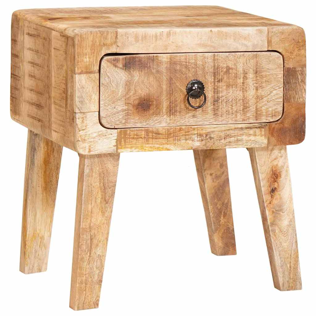 Mesa Auxiliar Marrón 40 x 32 x 46 cm Madera de mango maciza