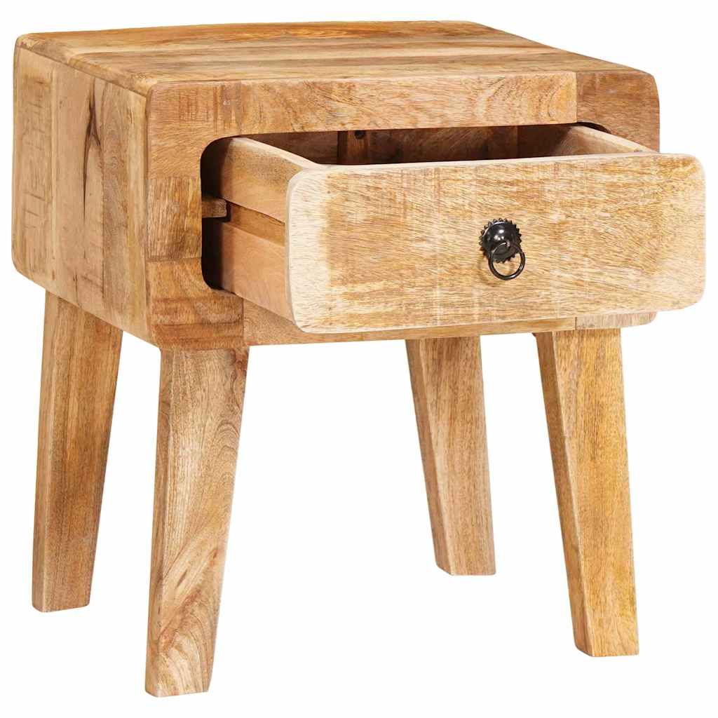 Mesa Auxiliar Marrón 40 x 32 x 46 cm Madera de mango maciza