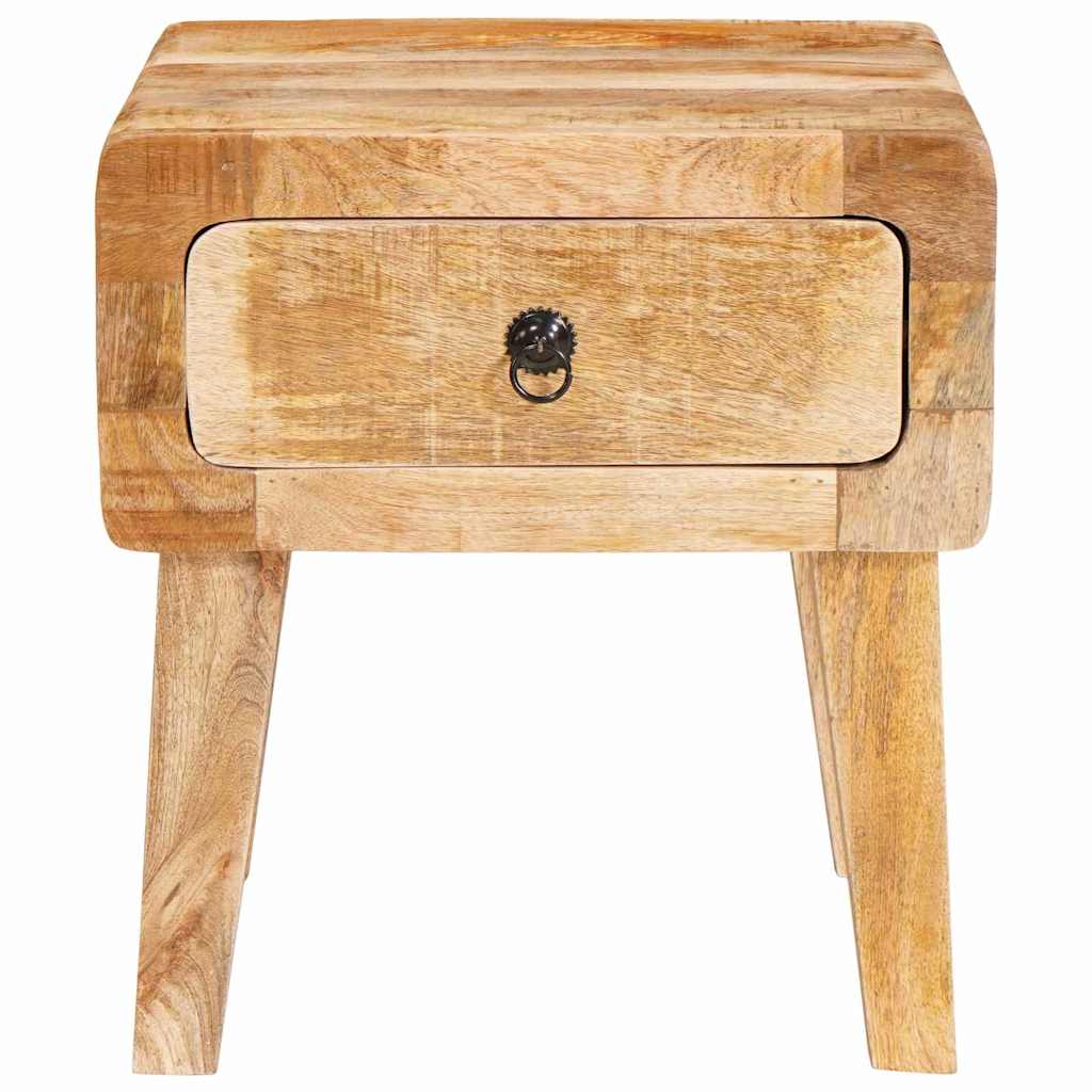 Mesa Auxiliar Marrón 40 x 32 x 46 cm Madera de mango maciza