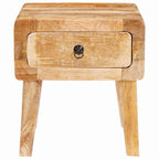 Mesa Auxiliar Marrón 40 x 32 x 46 cm Madera de mango maciza