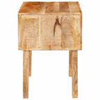 Mesa Auxiliar Marrón 40 x 32 x 46 cm Madera de mango maciza