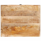 Mesa Auxiliar Marrón 40 x 32 x 46 cm Madera de mango maciza