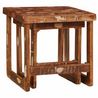 Mesas Nido 2 pcs 46 x 46 x 45 cm Madera sólida recuperada