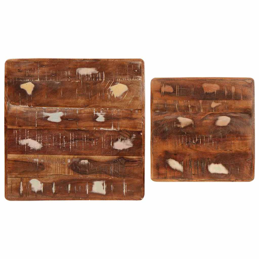 Mesas Nido 2 pcs 46 x 46 x 45 cm Madera sólida recuperada
