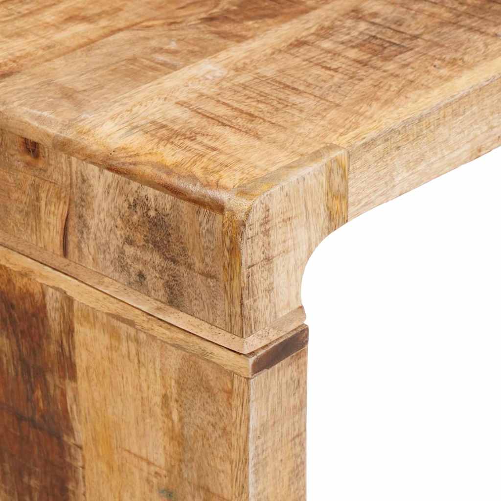 Mesa Nido 3 pcs Marrón Madera de mango maciza