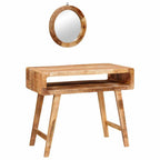 Mesa Tocador Marrón 90 x 76 x 45 cm Madera de mango maciza