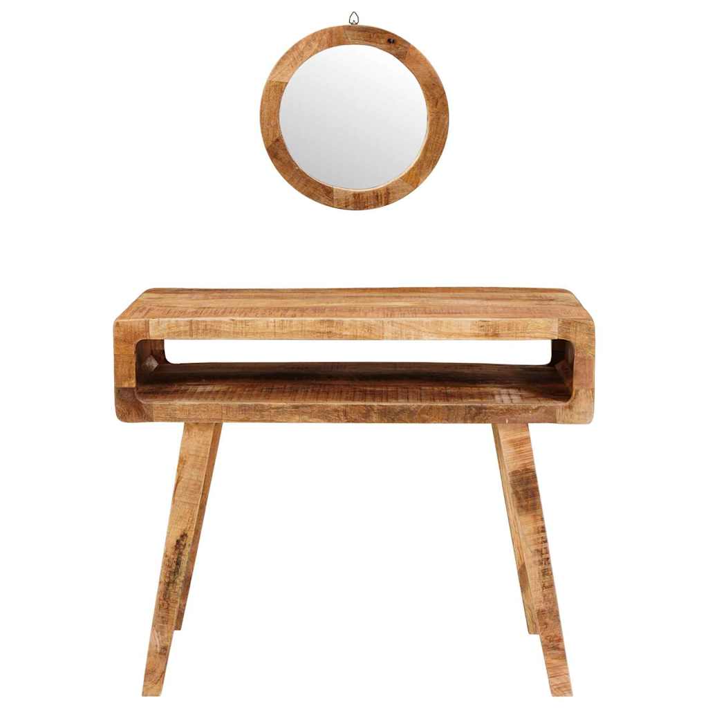 Mesa Tocador Marrón 90 x 76 x 45 cm Madera de mango maciza