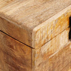 Caja de Almacenamiento 70 x 35 x 40 cm madera maciza de mango