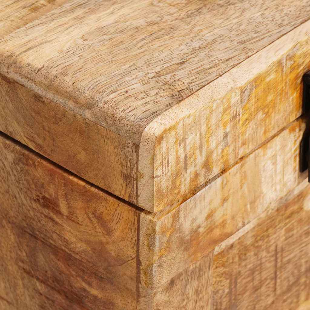 Caja de Almacenamiento 70 x 35 x 40 cm madera maciza de mango