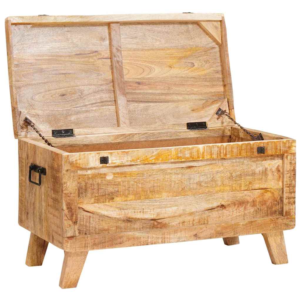Caja de Almacenamiento 70 x 35 x 40 cm madera maciza de mango