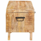 Caja de Almacenamiento 70 x 35 x 40 cm madera maciza de mango