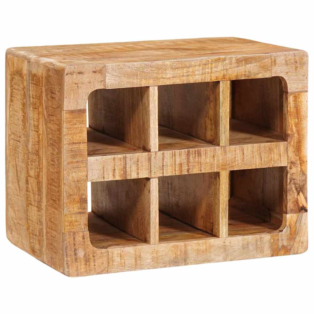 Estante de Vino Marrón 44 x 30 x 35 cm Madera de mango maciza