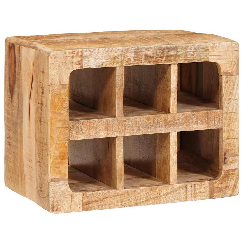 Estante de Vino Marrón 44 x 30 x 35 cm Madera de mango maciza