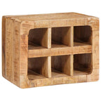 Estante de Vino Marrón 44 x 30 x 35 cm Madera de mango maciza