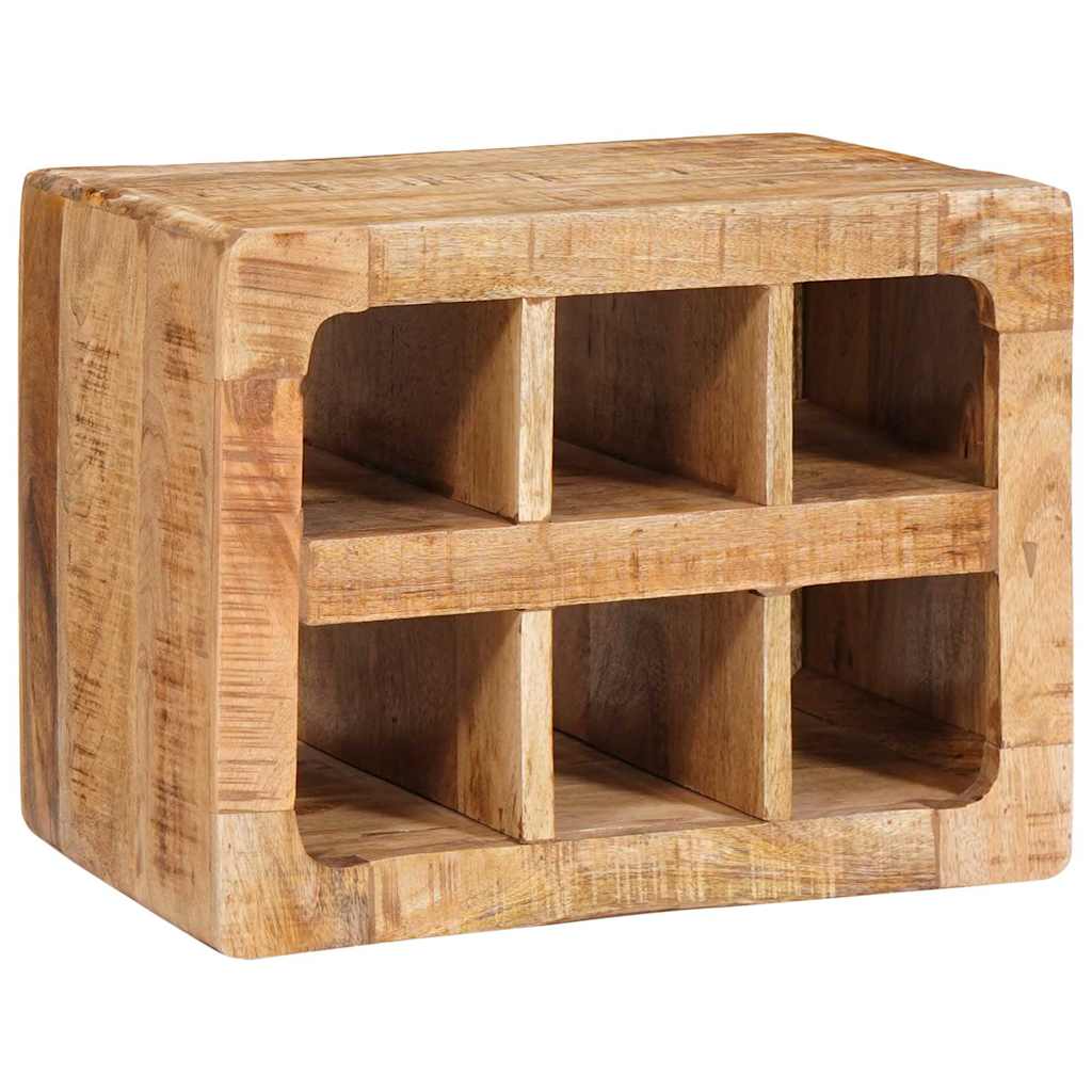 Estante de Vino Marrón 44 x 30 x 35 cm Madera de mango maciza
