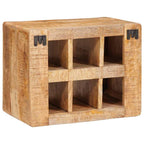 Estante de Vino Marrón 44 x 30 x 35 cm Madera de mango maciza