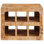 Estante de Vino Marrón 44 x 30 x 35 cm Madera de mango maciza